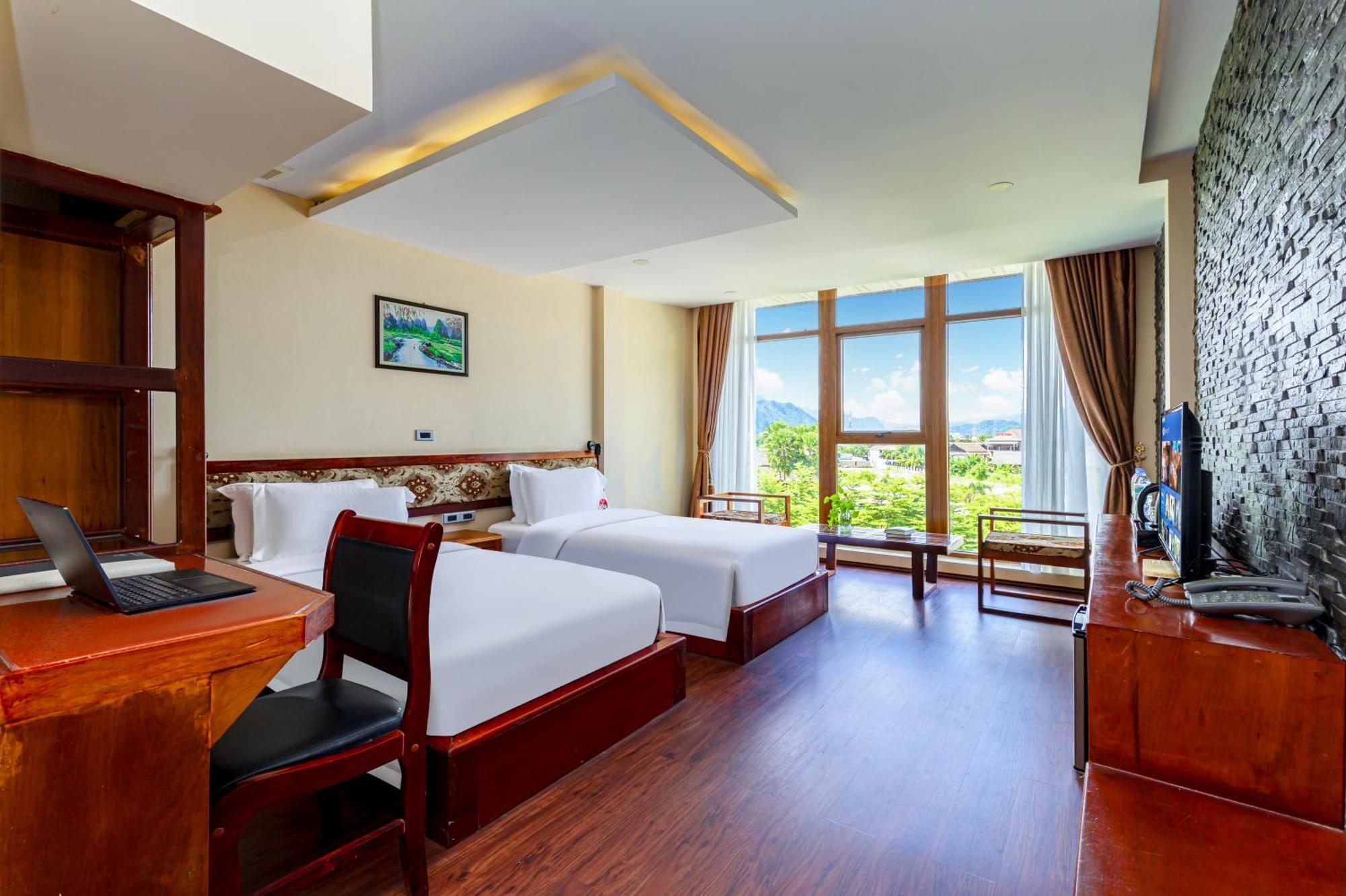 Lisha Garden Resort Hotel Vang Vieng Exterior foto