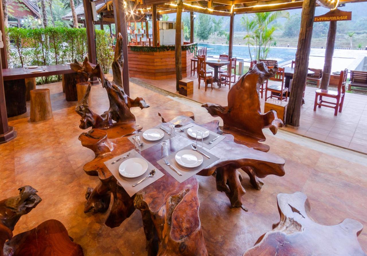 Lisha Garden Resort Hotel Vang Vieng Exterior foto