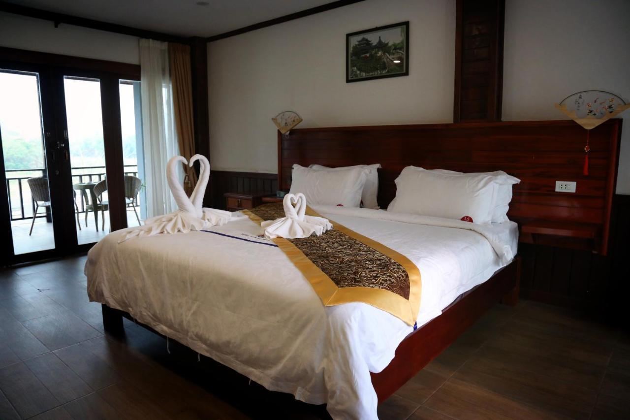 Lisha Garden Resort Hotel Vang Vieng Exterior foto
